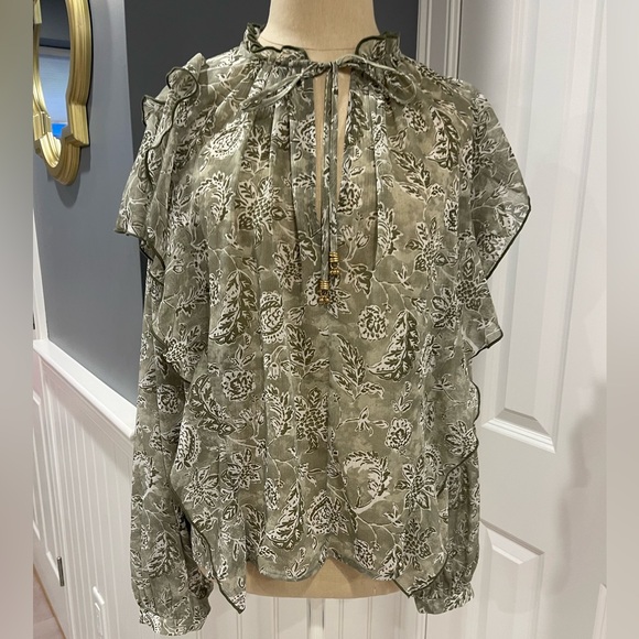 Zara Ruffled Multicolored Blouse - Picture 13 of 13